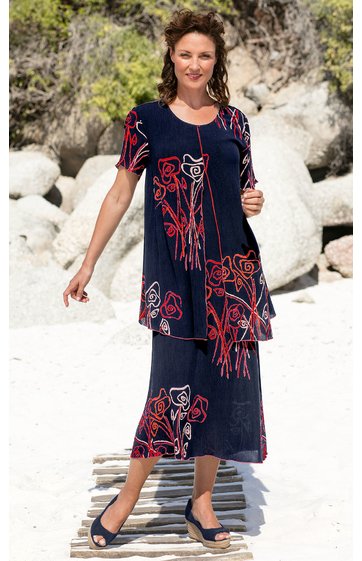 Viskose-Kleid