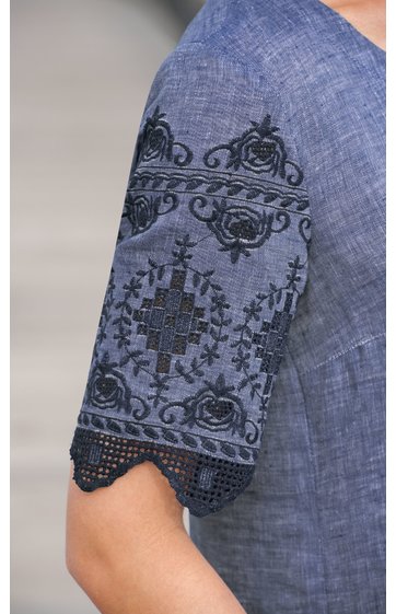 Leinen-Kleid