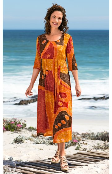 Viskose-Kleid