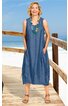 Lyocell-Trägerkleid 