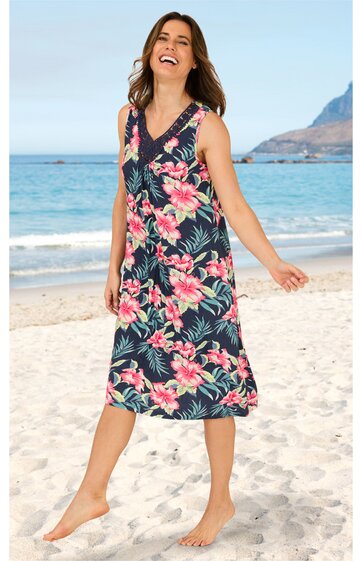 Viskose-Mix-Kleid 