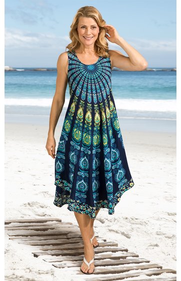 Viskose-Kleid 