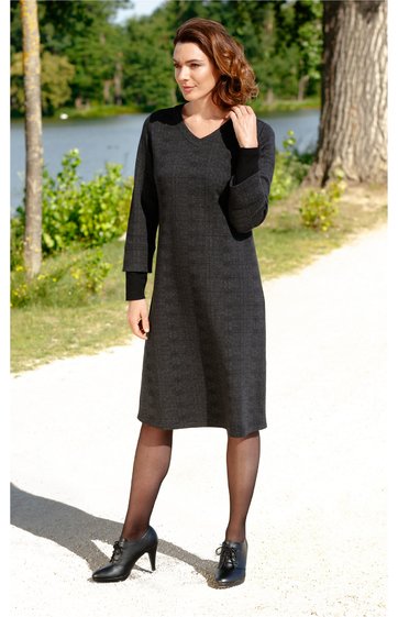 Baumwoll-Mix-Kleid 