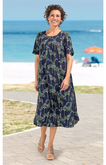Viskose-Kleid 