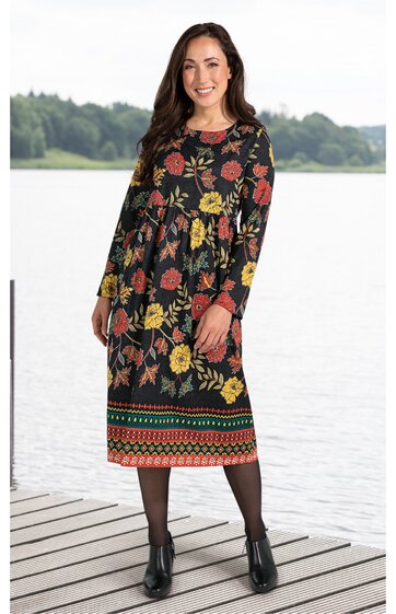 Baumwoll-Mix-Kleid 