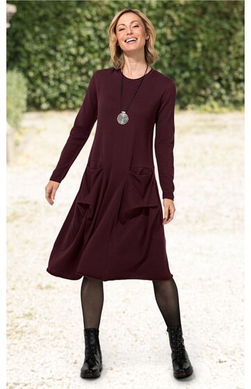 Baumwoll-Mix-Kleid 