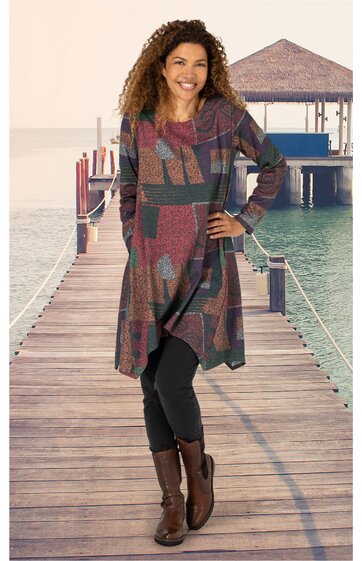 Baumwoll-Mix-Kleid 