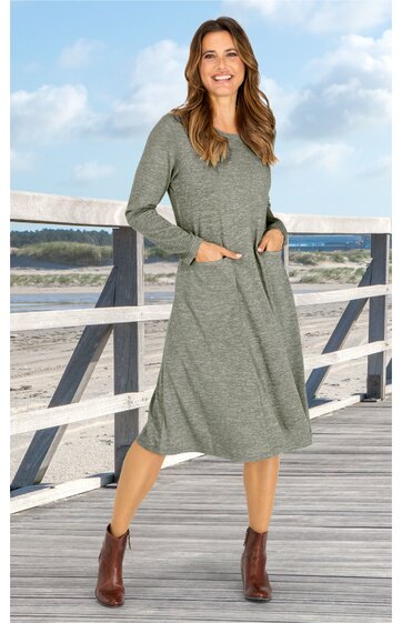 Viskose-Mix-Kleid 