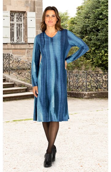 Viskose-Mix-Kleid 