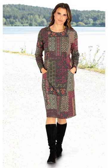 Bauwoll-Mix-Kleid 