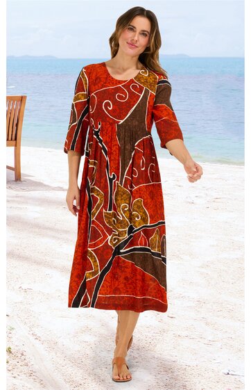 Viskose-Kleid 