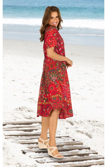 Viskose-Kleid 