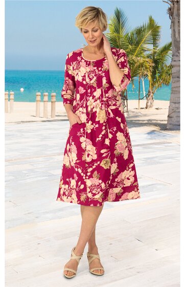Baumwoll-Mix-Kleid 