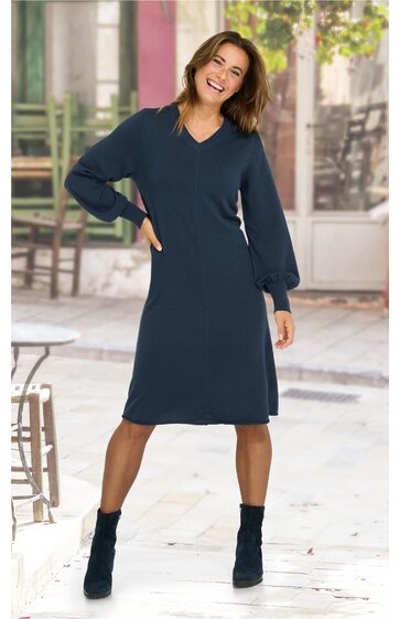 Baumwoll-Mix-Kleid 