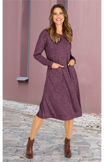 Viskose-Mix-Kleid 