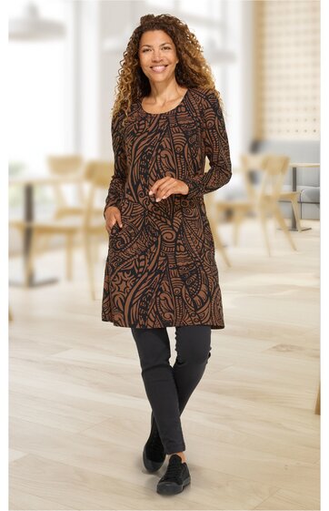 Viskose-Mix-Kleid 