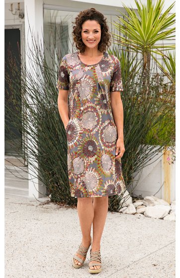 Viskose-Mix-Kleid