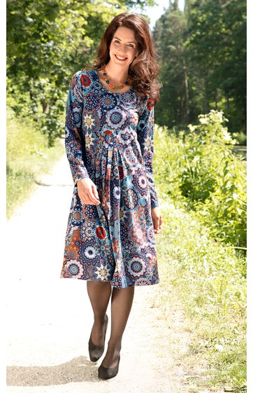 Viskose-Mix-Kleid