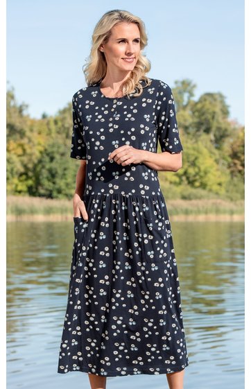 Baumwoll-Modal Mix Kleid