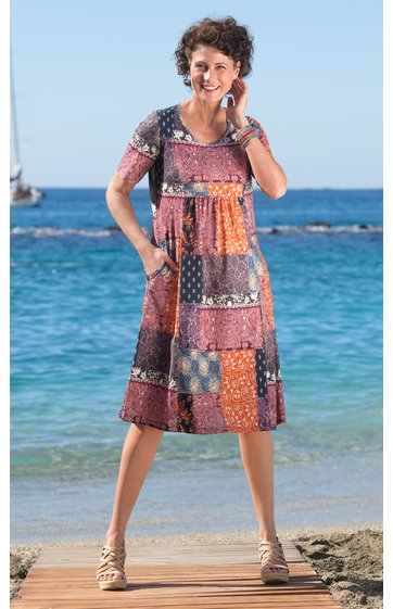 Baumwoll - Kleid
