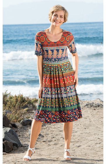 Viskose-Kleid