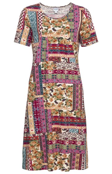 Viskose-Mix-Kleid