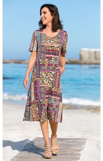 Viskose-Mix-Kleid
