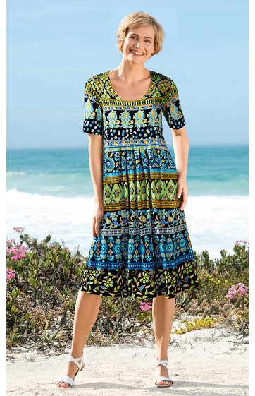 Viskose-Mix-Kleid