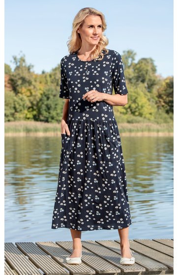 Baumwoll-Modal Mix Kleid