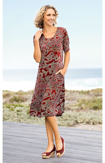 Viskose-Kleid