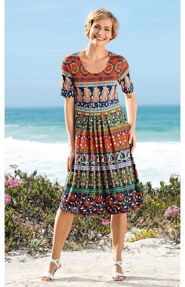 Viskose-Mix-Kleid