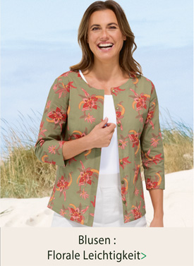 florale Blusen