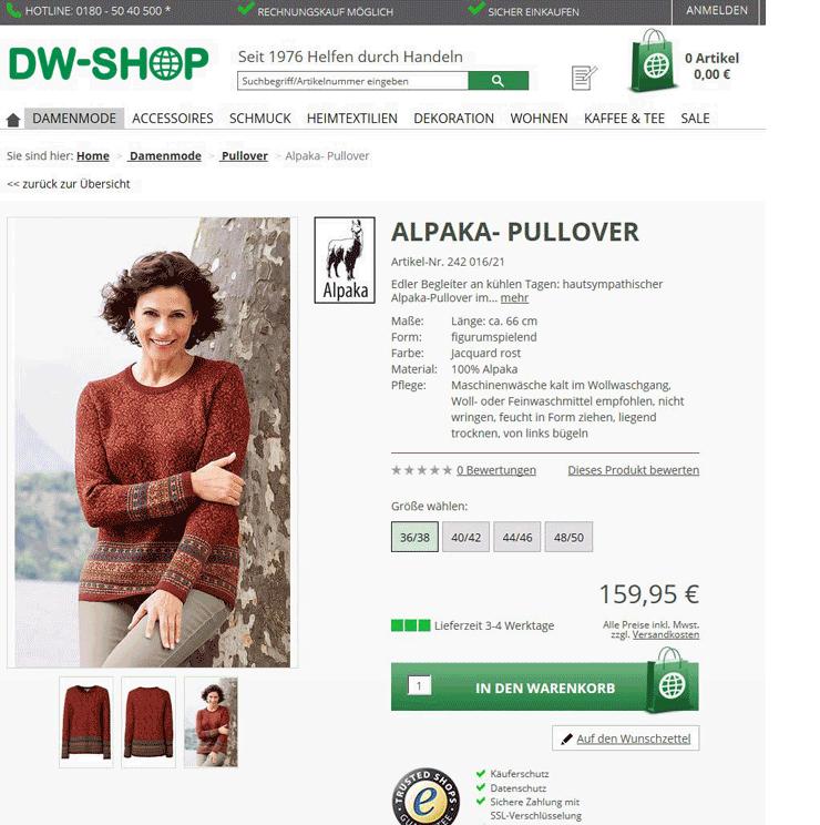 Wie erstelle ich eine Produktbewertung bei DW-Shop