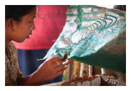 Batik mit Canting