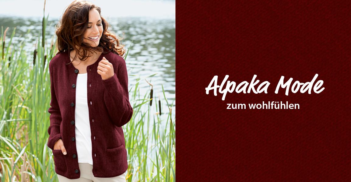 Alpaka mit Hirtem Alpaka Mode für Damen