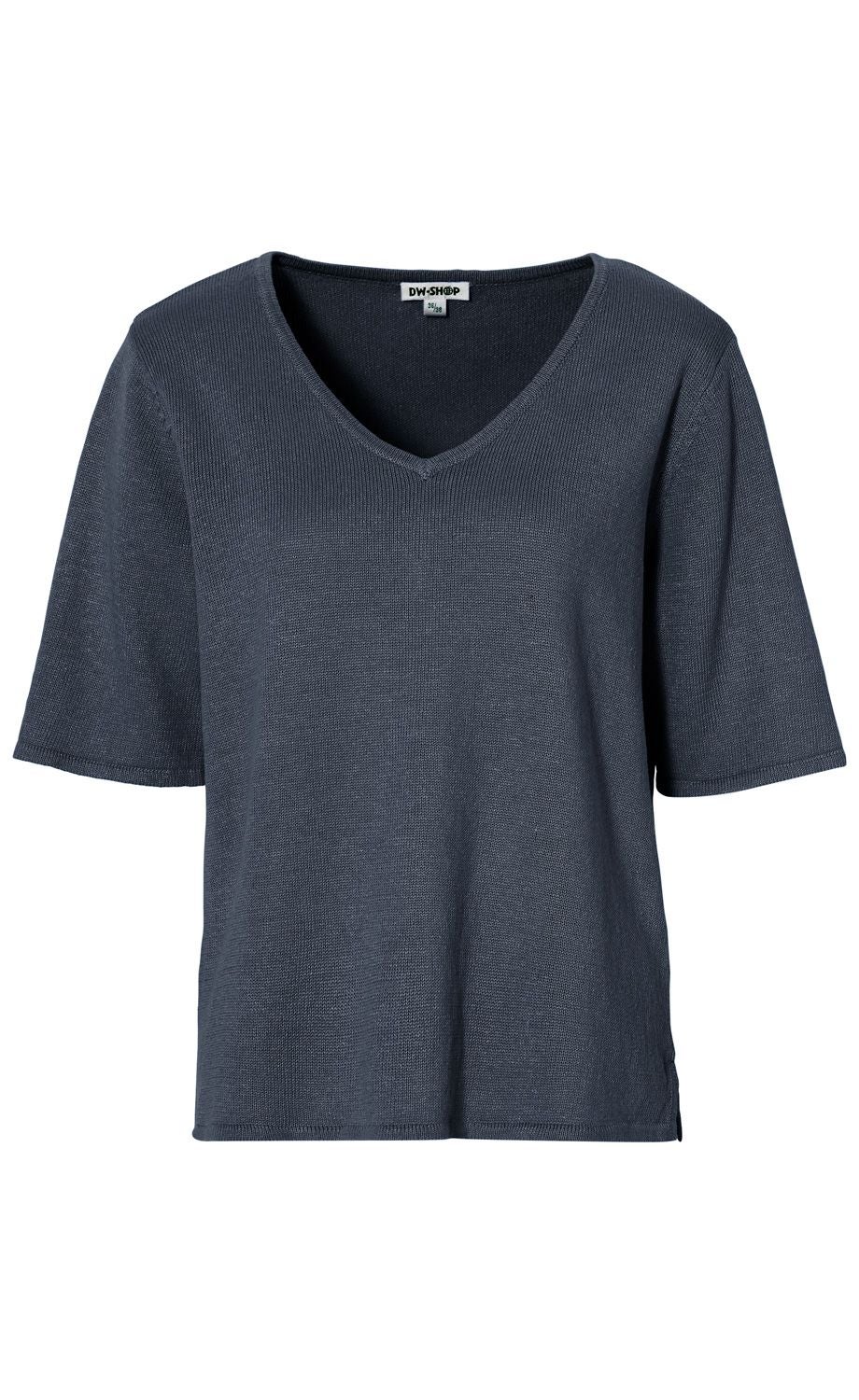 Leinen-Mix-Pullover
