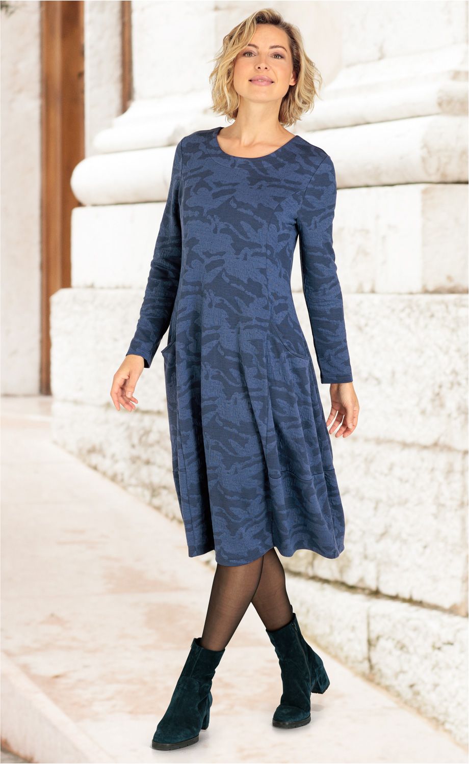 Viskose-Mix-Kleid