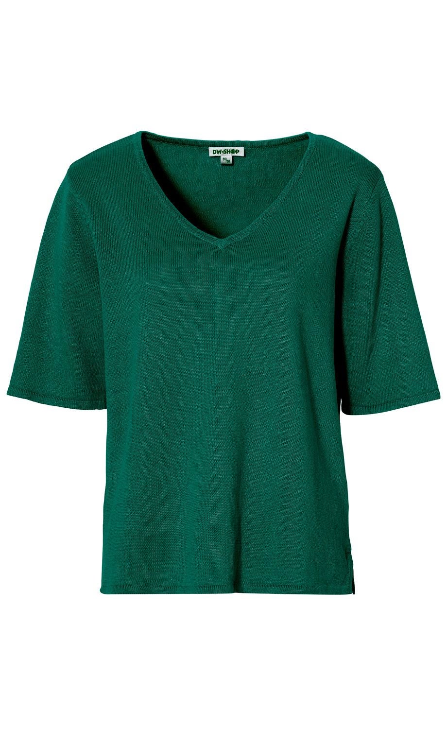 Leinen-Mix-Pullover