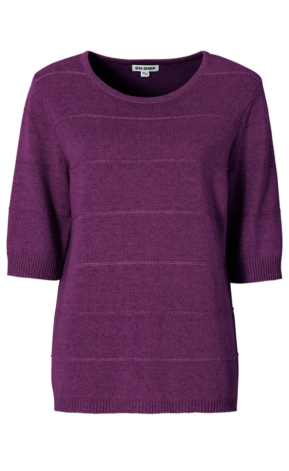 Leinen-Mix-Pullover
