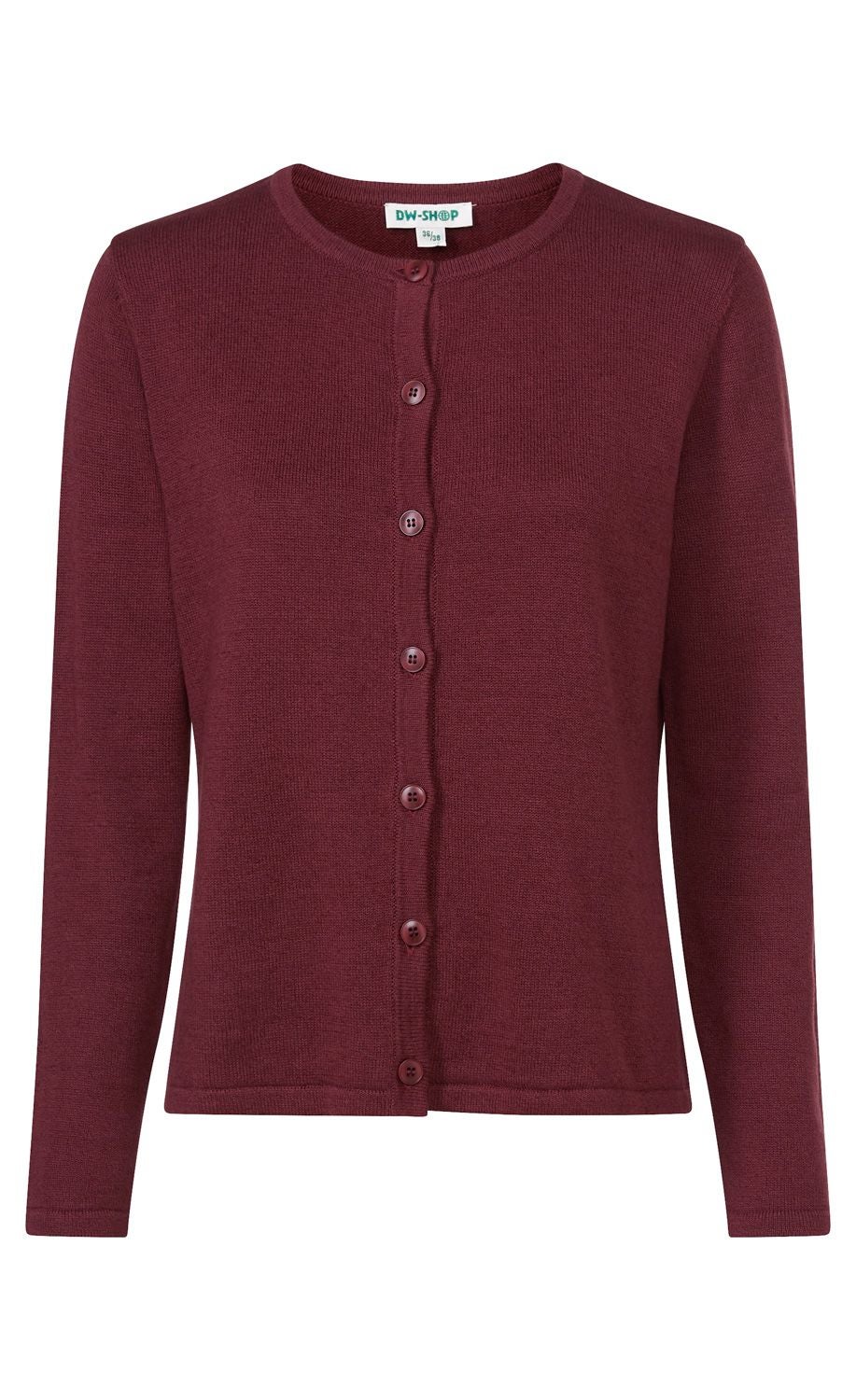 Leinen-Mix-Strickjacke