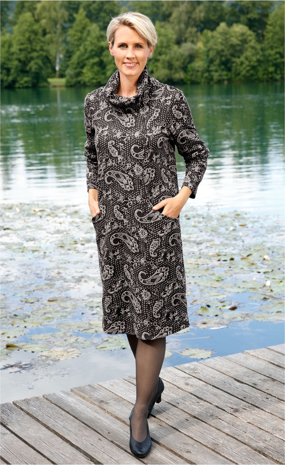 Viskose-Mix-Kleid