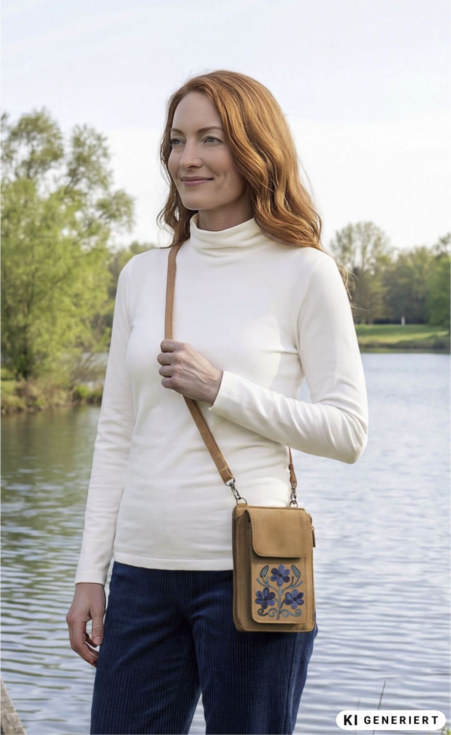 Leder-Handytasche