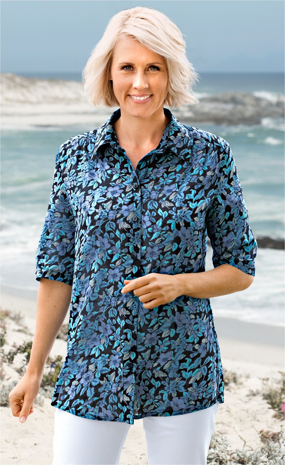 Viskose-Mix Bluse