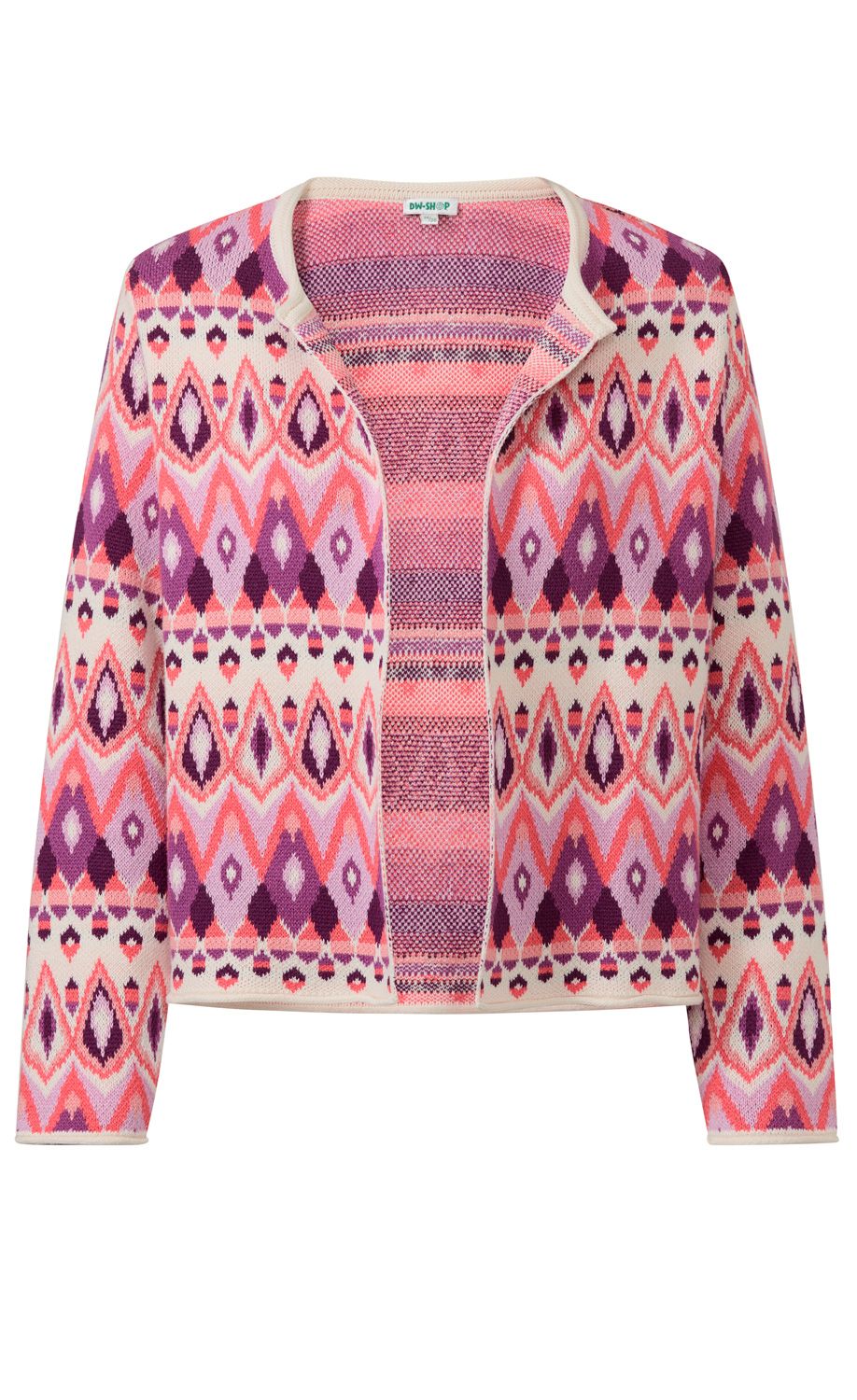Baumwoll-Strickjacke