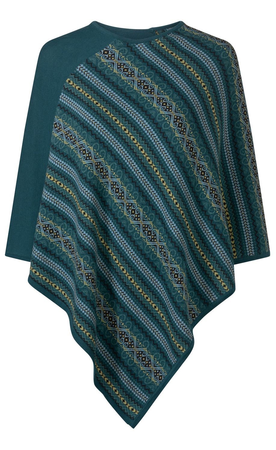 Baumwoll-Mix-Poncho