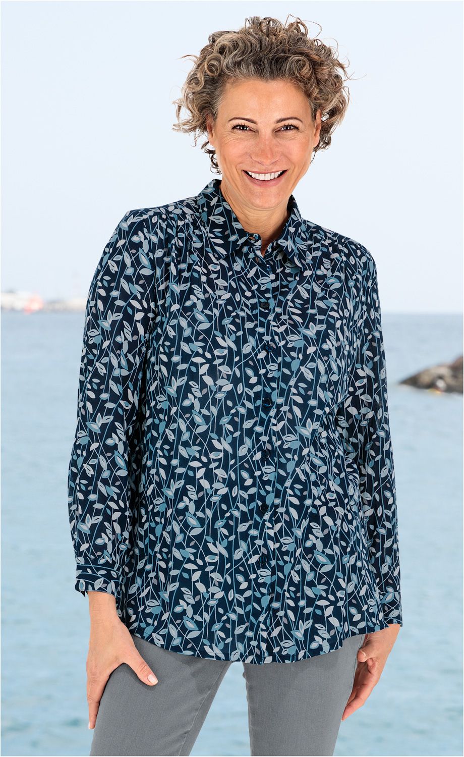 Viskose-Mix-Bluse