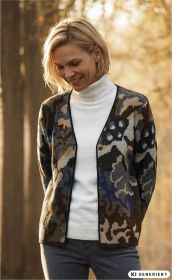 Alpaka-Strickjacke
