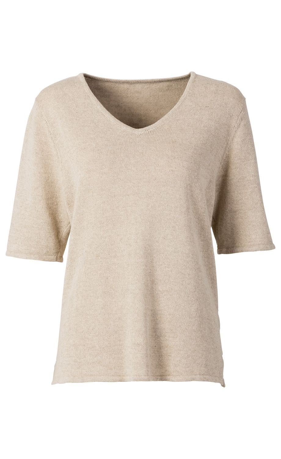 Leinen-Mix-Pullover