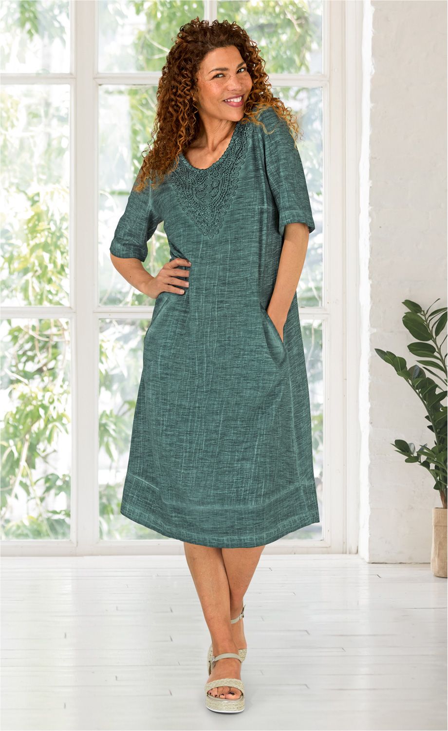 Baumwoll-Kleid