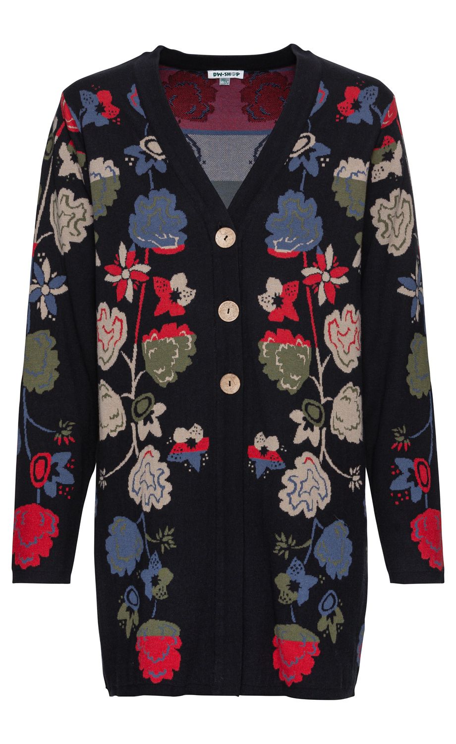 Baumwoll-Strickjacke